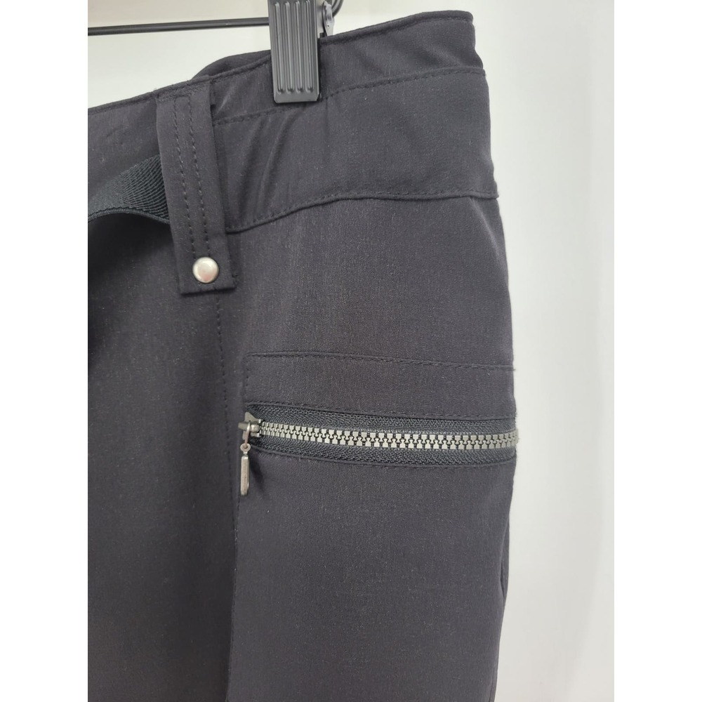 Athleta 10 Black Snow Pants Flare Leg Snowboarding Snowpants - Picture 5 of 8